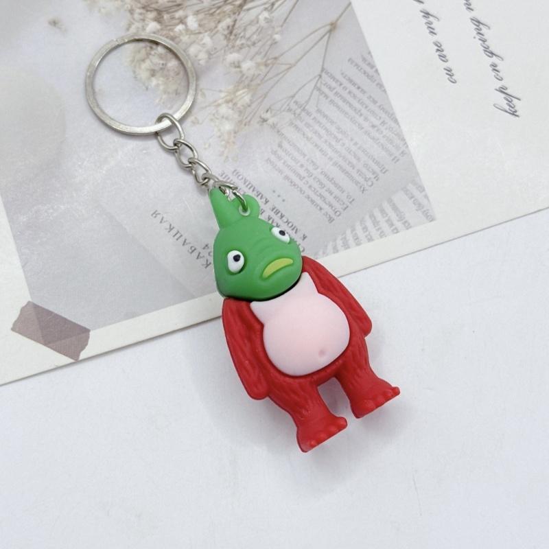 Italian Brainrot Anime Merchandise Keychains Toys Figure Model Dolls Hang The Bags Gifts Abstract Anime Action Figures Key Rings