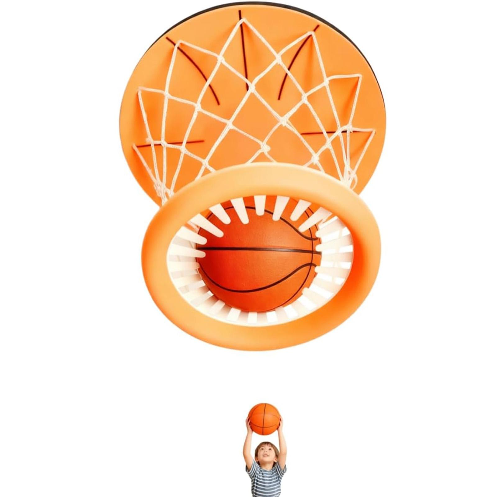 

Ceiling Basketball Hoop Indoor,Mini Hanging Basket,Hanging Indoor Basketball Hoop,Suitable for Offices,Bedrooms,for Children and Adult,Includes A Ball