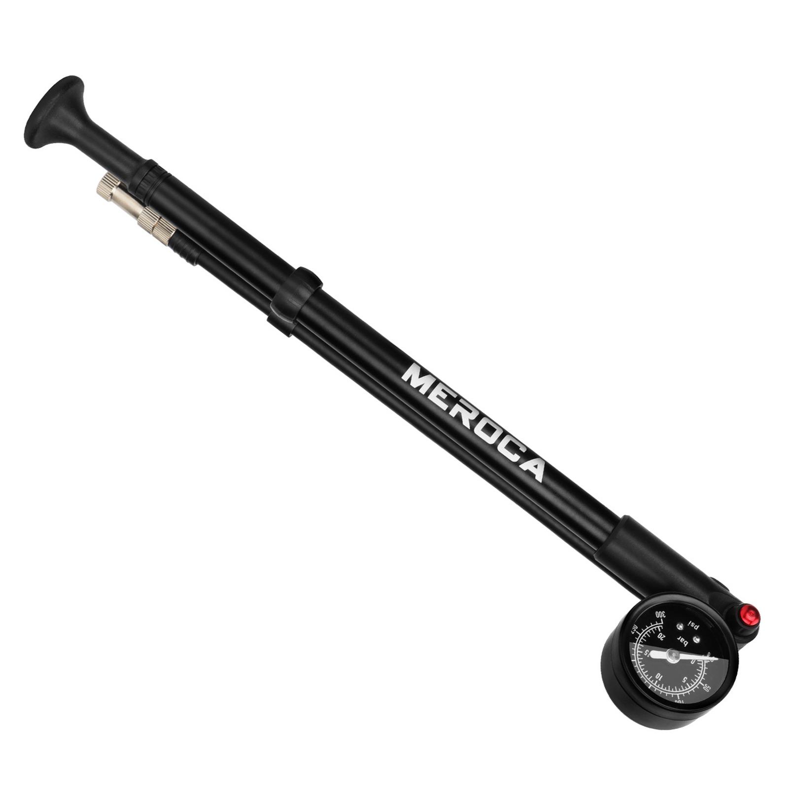 

Насос для амортизатора, воздушный насос высокого давления для горного велосипеда, 300 фунтов на квадратный дюйм для вилок и амортизаторов, амортизаторы для вилок