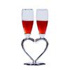 Wedding Wine Glasses Handmade Bride and Groom Care Flute Accessories Wedding Valentine's Day Wine Glasses Valentine's Day Gift