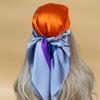 Popular 70X70CM Beach Scarves The Four Seasons Square Kerchief New Style Women Luxury Headscarf  Design Sunscreen Silk Hijab