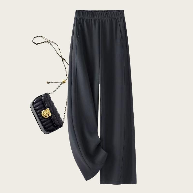 Women's Wide Leg Pants High Waist Long Pants Autumn Winter Fashion Casual Style
