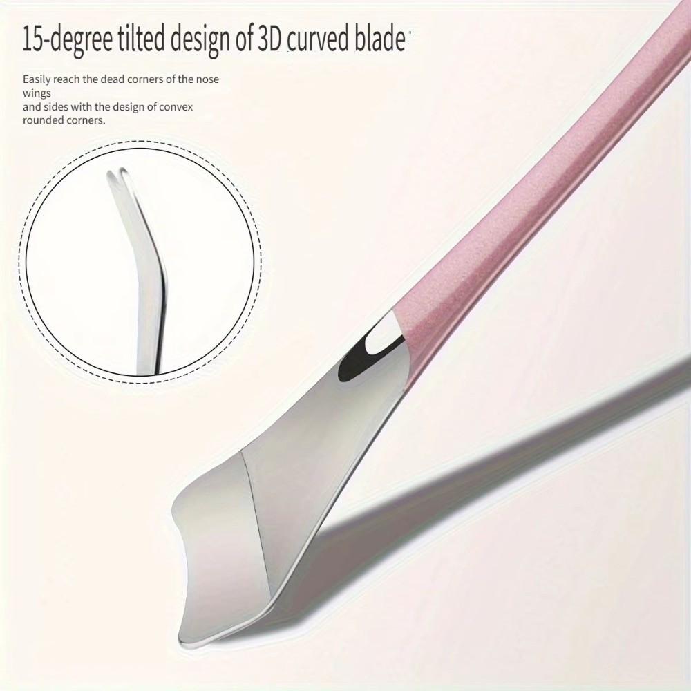 Stainless Steel Skin Pore Cleaner No Fragrance No Electricity Blackhead Removal Tool Long Handle Facial Cleaning Tool
