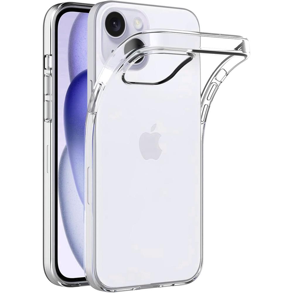 

Ultra Thin Silicone Soft Case For iPhone 16 15 14 Plus Mini 11 Pro Max Clear Transparent Back Cover Slim Shell Shockproof For iPhone 15 Pro