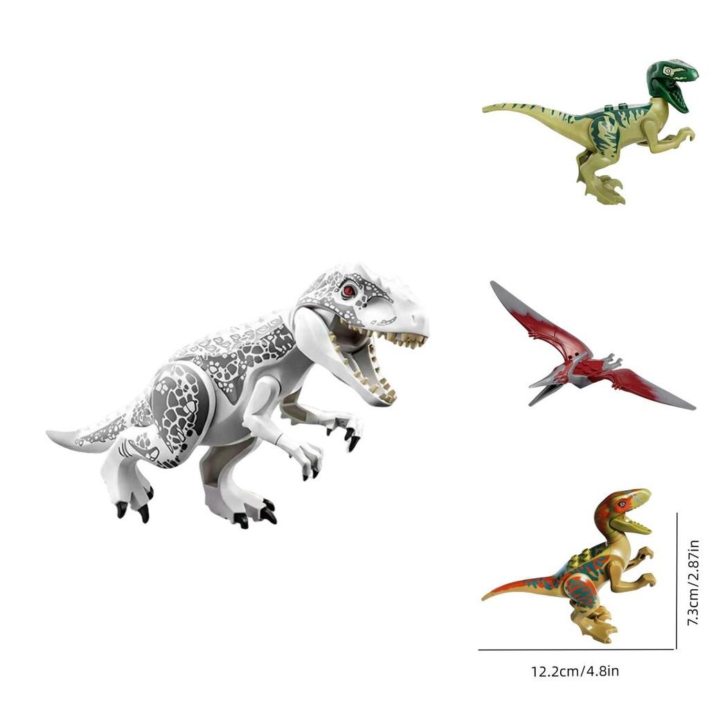 77001 Diy Dinosaur Assembly Tyrannosaurus Rex Small Building Blocks Toy Set For Boys