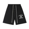 Pantaloni scurți de trening Essentials cu imprimeu Arc Letter Crest Unisex Bumbac Supradimensionat Șnur Talie elastică Streetwear Sport casual Lungime până la genunchi