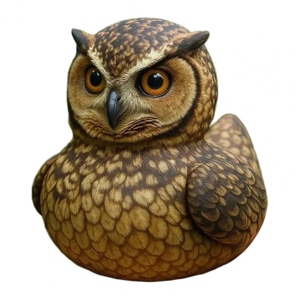 Owl Figurine Resin Wildlife Ornament Wildlife Duck Figurine Resin Sculpture Eagle Buffalo Duck Ornament Nature Lover’s
