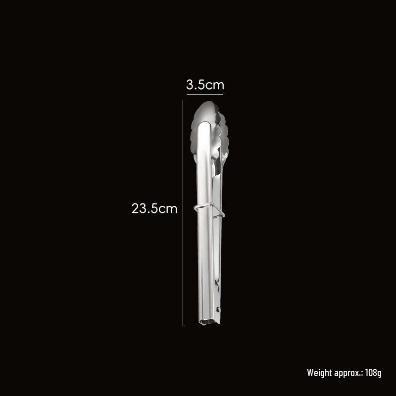 Stainless Steel Plum Blossom Barbecue & Buffet Tongs