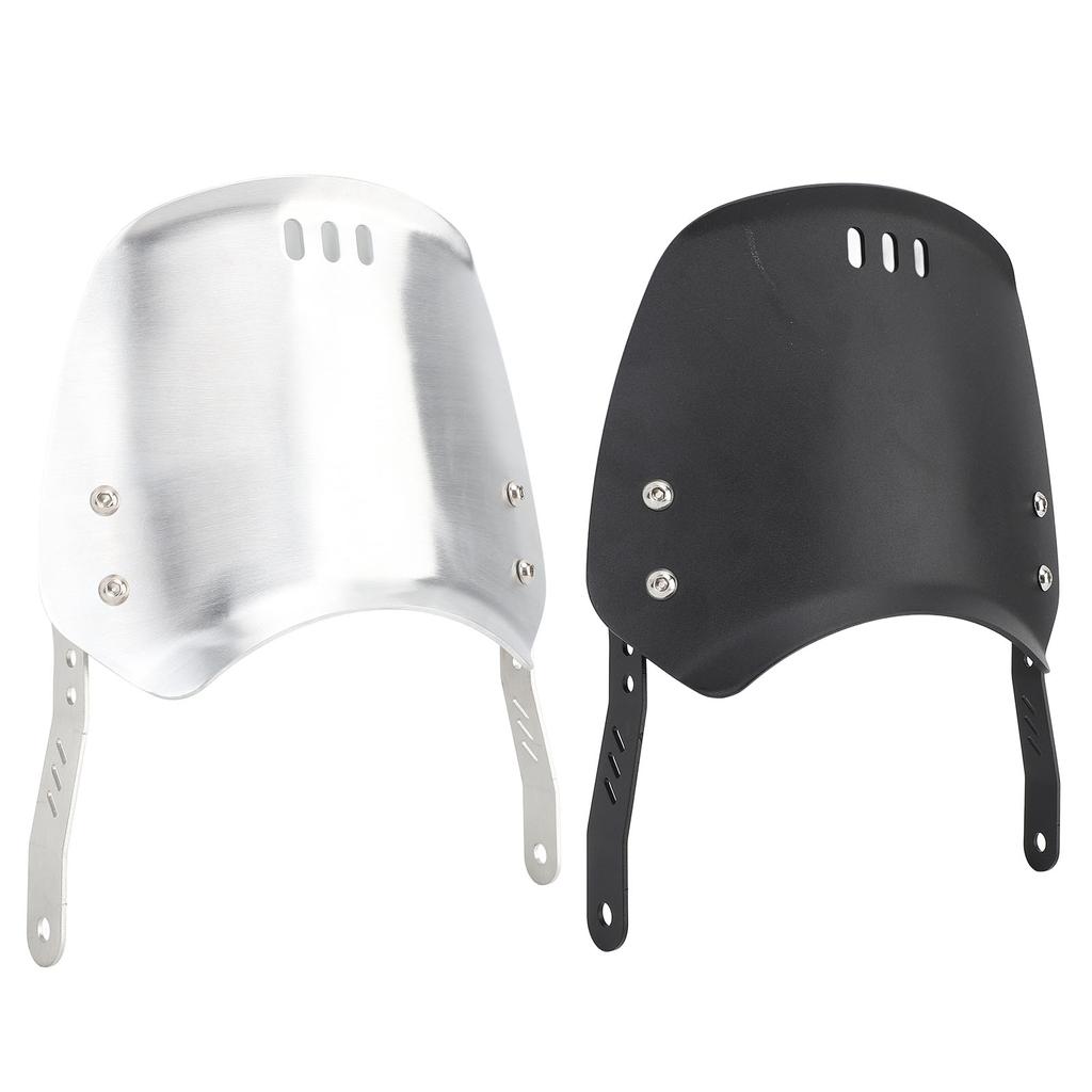 Motorcycle Windshield Protective Wind Deflector Windscreen Front Flyscreen with Mount Replacement Fo