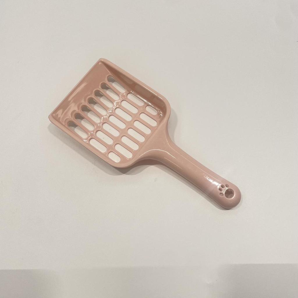 Candy Color Cat Litter Scoop with High-Value Handle - Small Size Cleaning Tool for Pet Toilet