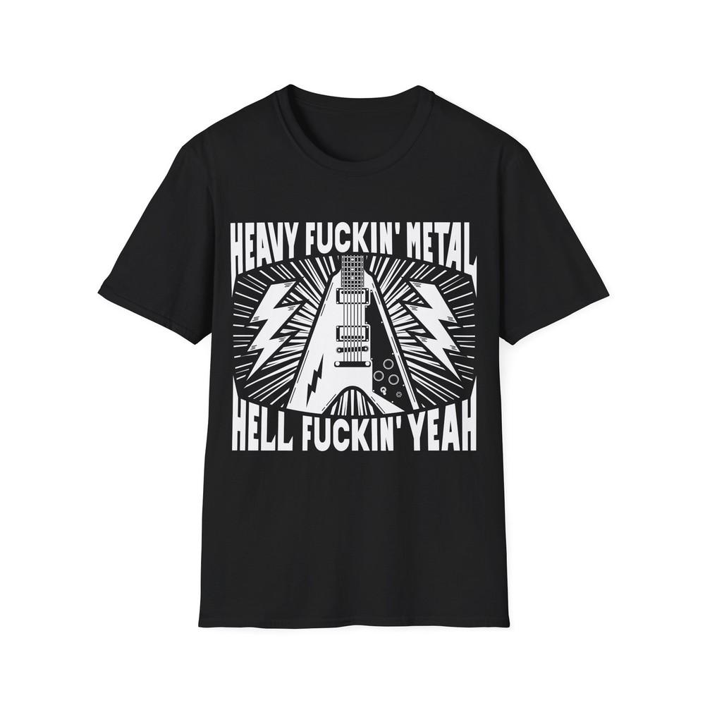 Heavy Metal T-Shirt, Guitar T-Shirt, Guitarist Shirt, Heavy Metal Fan, Metalhead