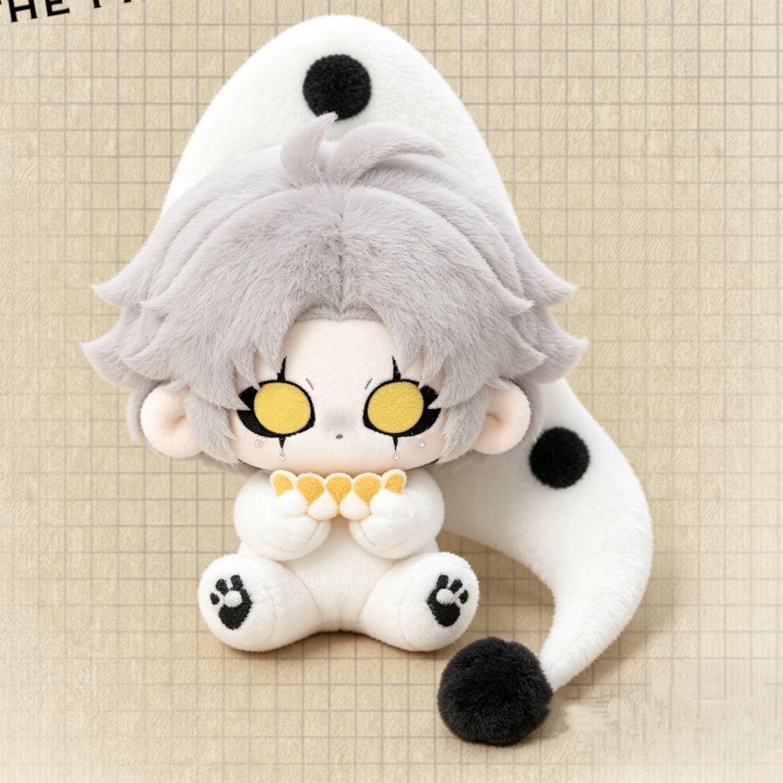 10cm Spiel Der Freak Zirkus Pierrot Plüsch Verkleidungs Baumwollpuppe Einschlafspielzeug Für Kinder Figuren Fans Geschenk Niedlicher Anhänger Für Freund 10cm