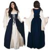 Halloween Costume Female Vintage Court Princess Queen Costume Medieval Drama Stage Performance Costume Fashion