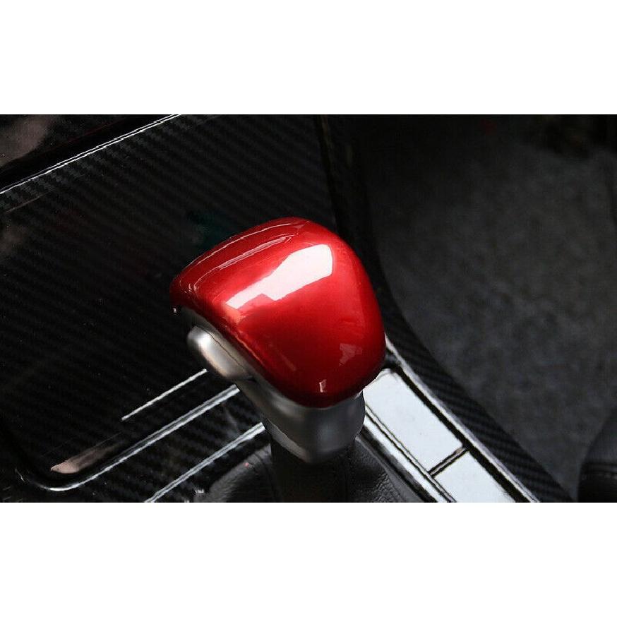 For Kia K3 Forte 2019-2022 Bright Red Middle Console Gear Shift Knob Cover Trim