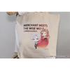 Seasonal Plants Spice and Wolf MERCHANT MEETS THE WISE WOLF Petitchoco Canvas Tote Bag [Apple] Approx. H37 X W36 X D11cm Made of Cotton