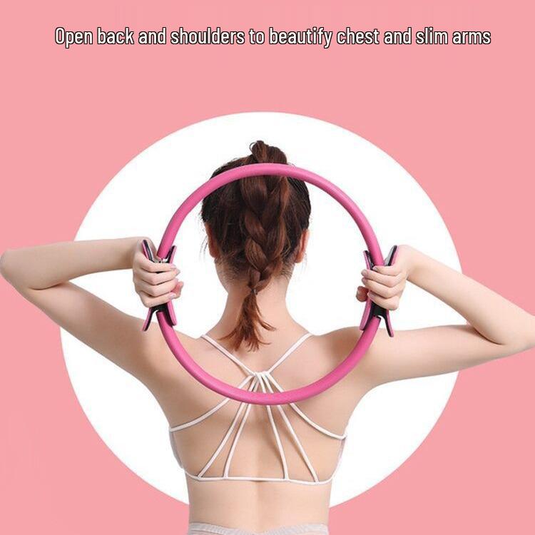 Inel Pilates & Yoga: Relaxare Musculară, Ajutor pentru Slăbit, Masajor pentru Modelarea Taliei și a Corpului
