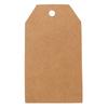 Trapezoid 4x7cm Kraft Paper Blank Hang Tag for Clothing, Baking, Packaging, or Decoration