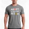 Adopt A Shelter Pet Tshirt Summer Casual Cotton Tee Oversized Streetwear Tops Vintage Graphic Print Loose Fit Short Sleeve