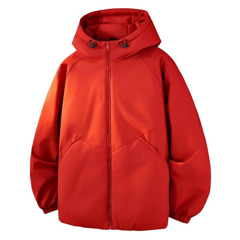 % Down New National Standard White Duck Down Jacket Men and Women Winter Loose Pie Overcome Thickened Hooded Jacket Men