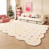 Cream Style Rugs for Bedroom Anti-slip Lounge Floor Mat Large Area Living Room Decoration Plush Carpet Fluffy Soft Cloakroom Rug