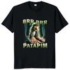 Chimpanzini Bananini T Shirt Funny Italian Brainrot Meme Graphic T-shirts Unisex O-neck Tee Tops Women Clothing