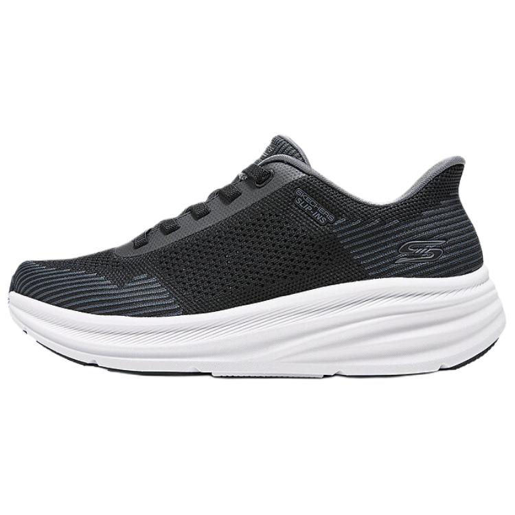 Skechers Bobs Sport Удобные Прочные Легкие Rebound Низкие Кроссовки для Бега Женские Черный 117761-BLK 35