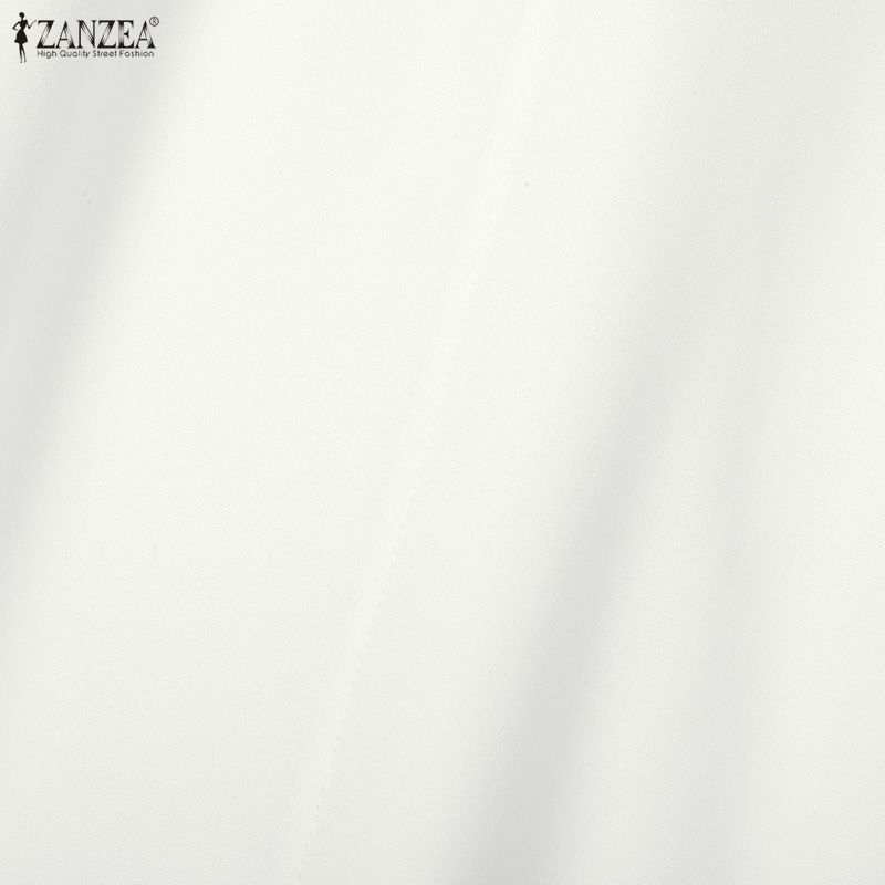 ZANZEA Women Casual Round Neck Summer Half Sleeve T-Shirts