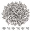 120Pcs Zinc Alloy Beads, Bee, Antique Silver, 9x13x3.5mm, Hole: 1.5mm