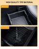 Under Seat Storage Box for Tesla Model Y 2024 2023-2020 TPE Underseat Storage Tray Under Seat Organizer Waterproof Hidden Tray