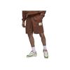 Jordan X Titan Haftowane Szorty Z Prostą Nogawką Z Elastyczną Talią I Sznurkiem Do Ściągania Męskie Spodnie Khaki DV7037-262