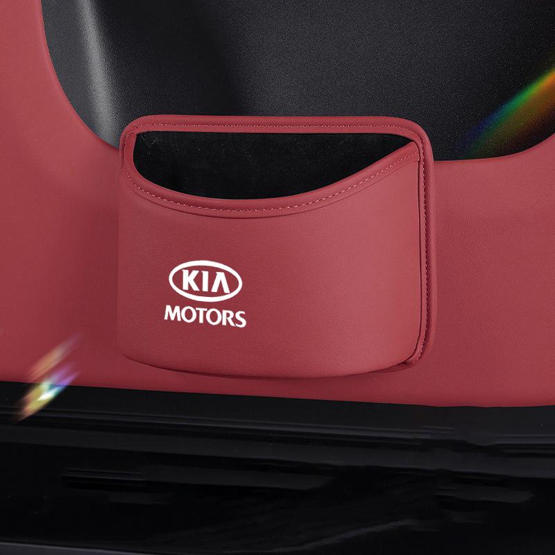 Leather Car Door Cup Holder Organizer Storage Bin Drink Rack Auto Cup Holder For KIA Ceed Sportage Picanto Cerato Seltos Soul