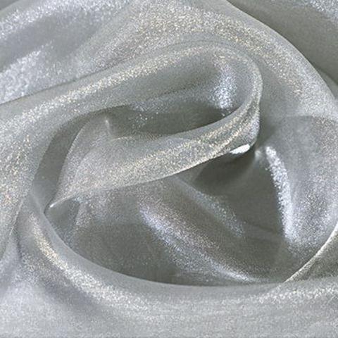 Soft fine solid-color transparent thin mesh fabric suitable for wedding dresses evening gowns and designer clothing fabrics