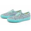 Vans Authentic Low Top Skate Shoes Unisex Sneakers Blue Multicolor VN0A5KS96SS