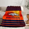 Coperta Portatile/Morbida Denver Broncos Coperta per Letto Adatta per Viaggi Campeggio Soggiorni Uffici Divani Regali per tifosi