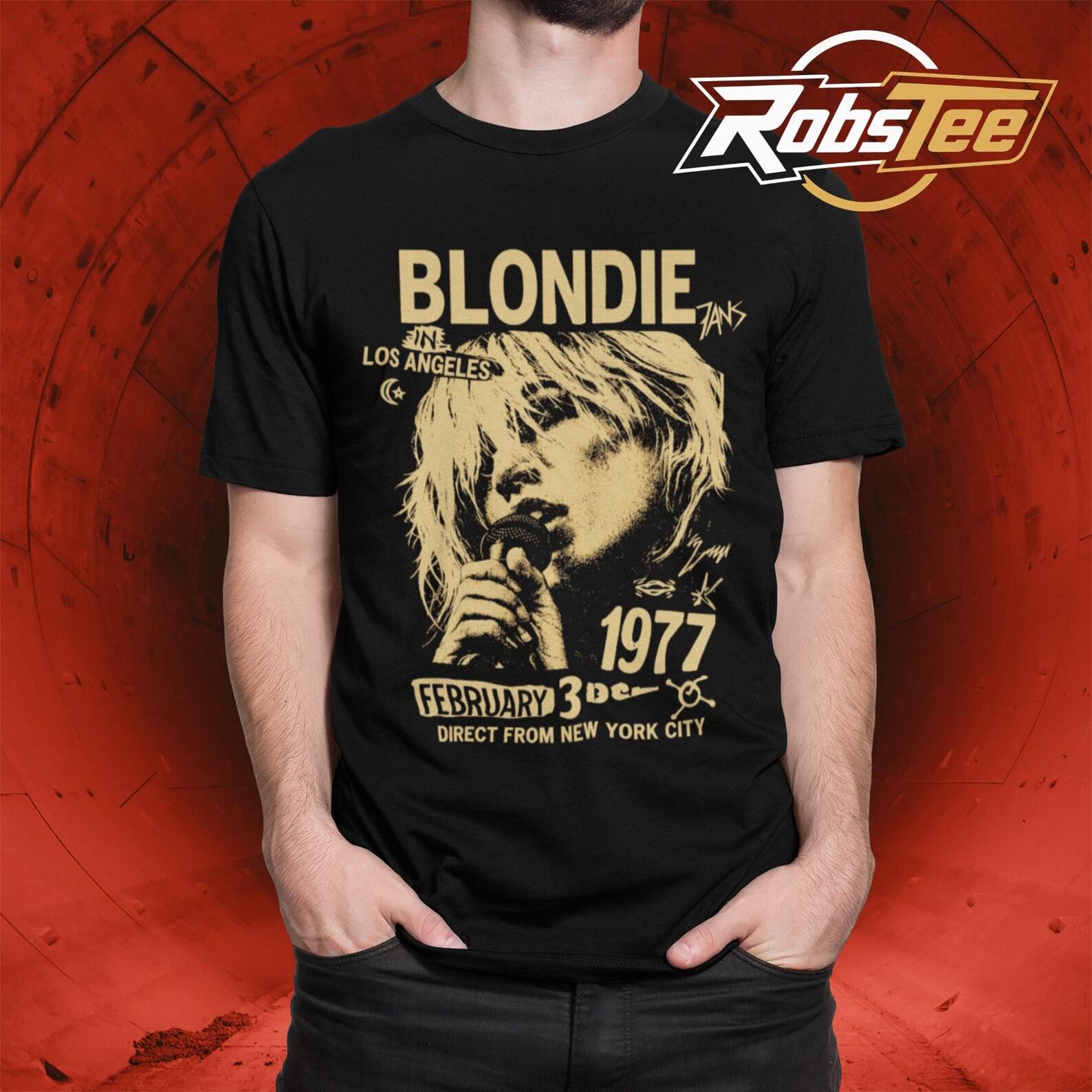 Blondie T-Shirt - Rock Music Shirt - Blondie Merch - Graphic Tee - Gift Apparel - Gift Clothing 4XL