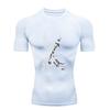 Phoenix  Men's Sports T-shirt Training Fitness Compression Workout Athletic Tees Quick Dry Short Sleeve T-Shirt for Men
