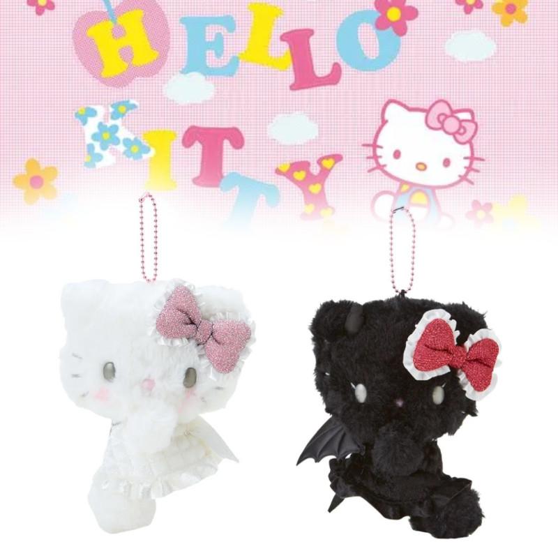 Entzückender Engel und Teufel Kt Plüschanhänger Niedliche Japanische Cartoon Katze Puppe Geschenk