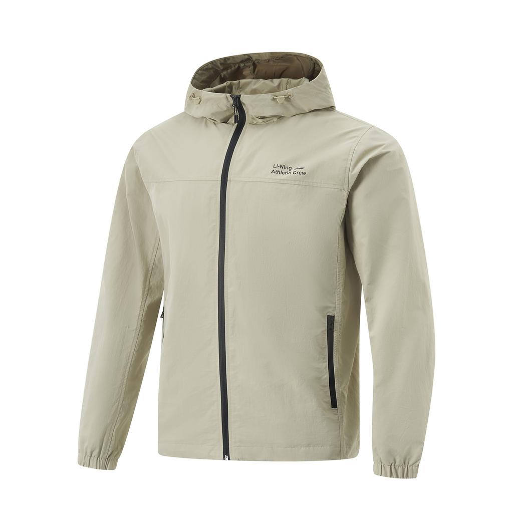 Li Ning Lettuce Edge Comfortable Windproof Jacket Men Jackets Lime AFDV457-1
