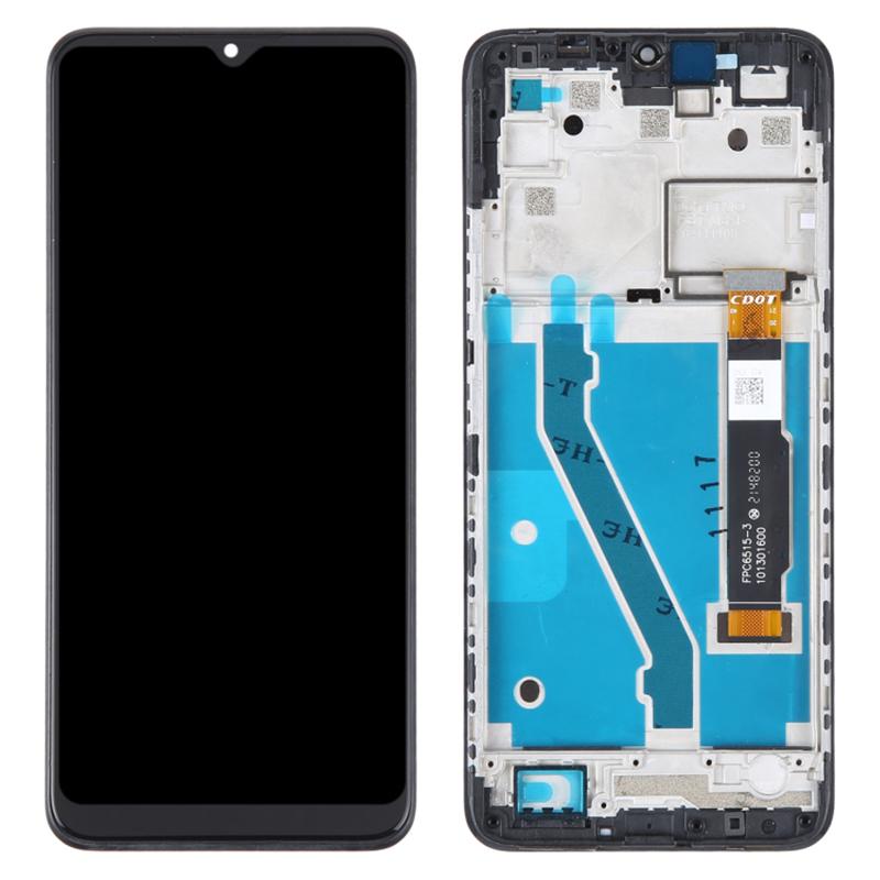 

For TCL 20 XE Grade S LCD Screen and Digitizer Assembly+Frame Replacement Part (without Logo) A
