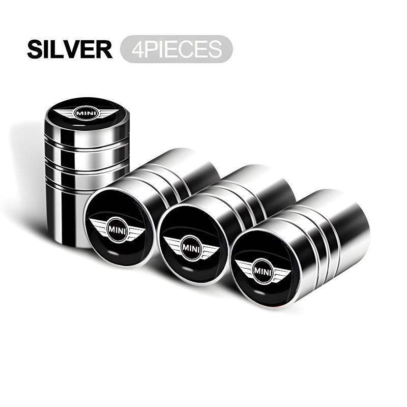 4Pcs Car Tire Valve Cover Aluminum Alloy Car Wheel Tire Valve Caps For MINI One Cooper R56 JCW Countryman Clubman Cabrio Paceman