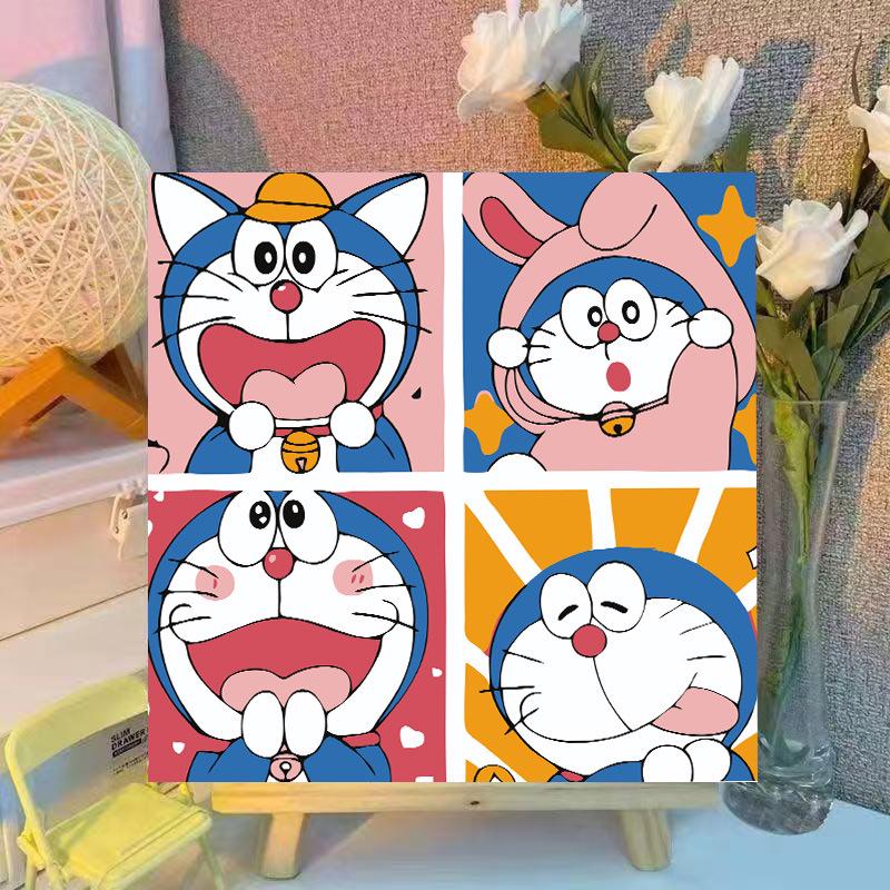 Crayon Shin-chan DIY Acrylic Colorful Kids' Healing Decorative Painting Set