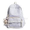 Schoolbag Japanese ins style printed schoolbag female junior high school student lace lightweight simple backpack large capacity primary school 