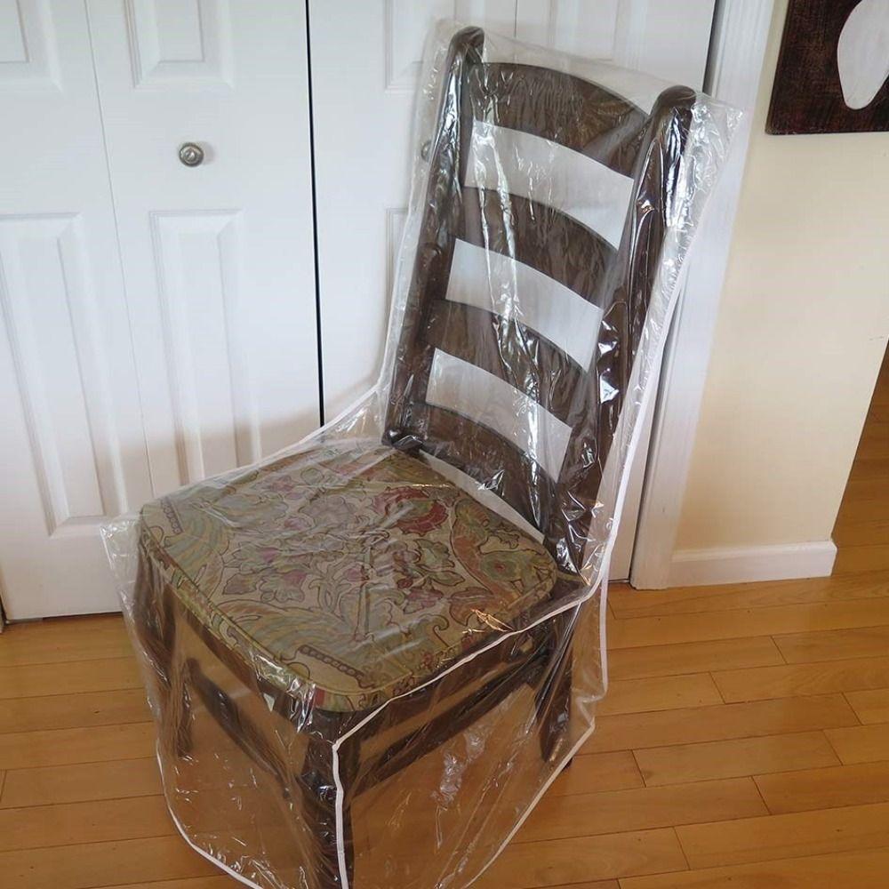 Dustproof Seat Fully Protectors Covers Transparent Furniture Protector Salon Use