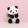 China Plush Panda Toy Cartoon Keychain Bag Decoration Animal Pendant Gift Doll
