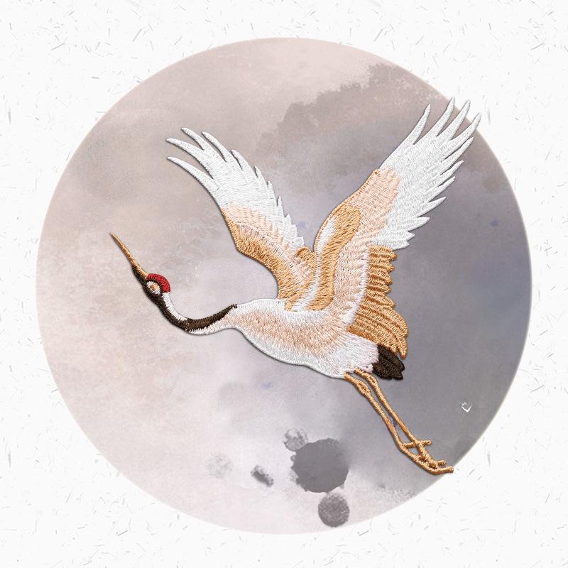 

Вышитая нашивка с журавлем: Этнический стиль, Разные размеры, Мода DIY и ремонт