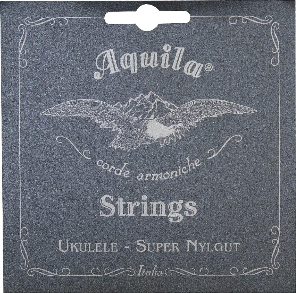 Aquila Super Nylgut Ukulele String Set, Low-G, Soprano, AQS-SLW