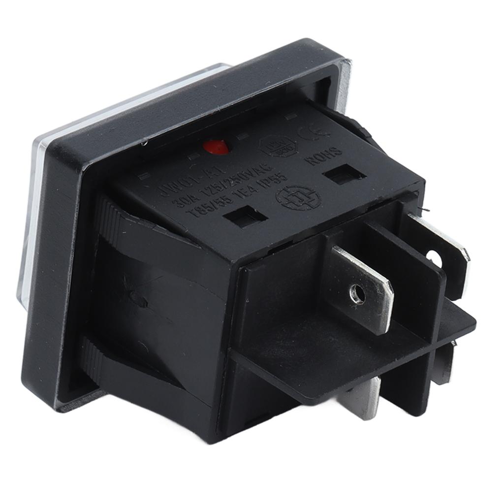 Comutator basculant 4 pini ABS cu capac impermeabil accesoriu 125250VAC pentru echipament