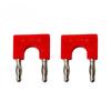 8pcs 4mm Banana Plug Electrical Connector Short-circuit Plug Terminal Couple Adapter J.20004