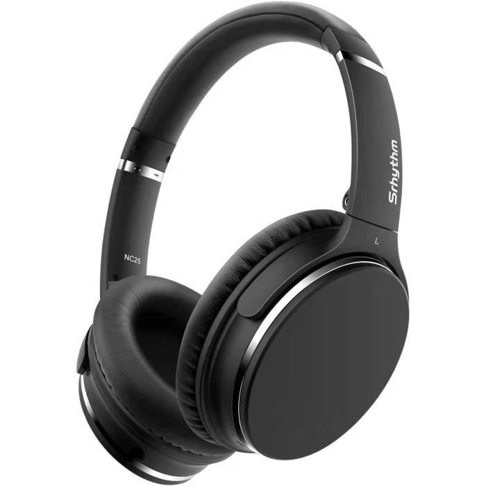 Casque Bluetooth - SRHYTHM - NC25 - Réduction De Bruit Active - 50H Autonomie - Charge Rapide