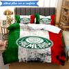 3PCS Sociedade Esportiva Palmeira Printed Soft Bedding Set,Including 1pc Duvet Cover And 2pcs Pillowcases Perfect for Bedroom, Dormitory, Fan gift